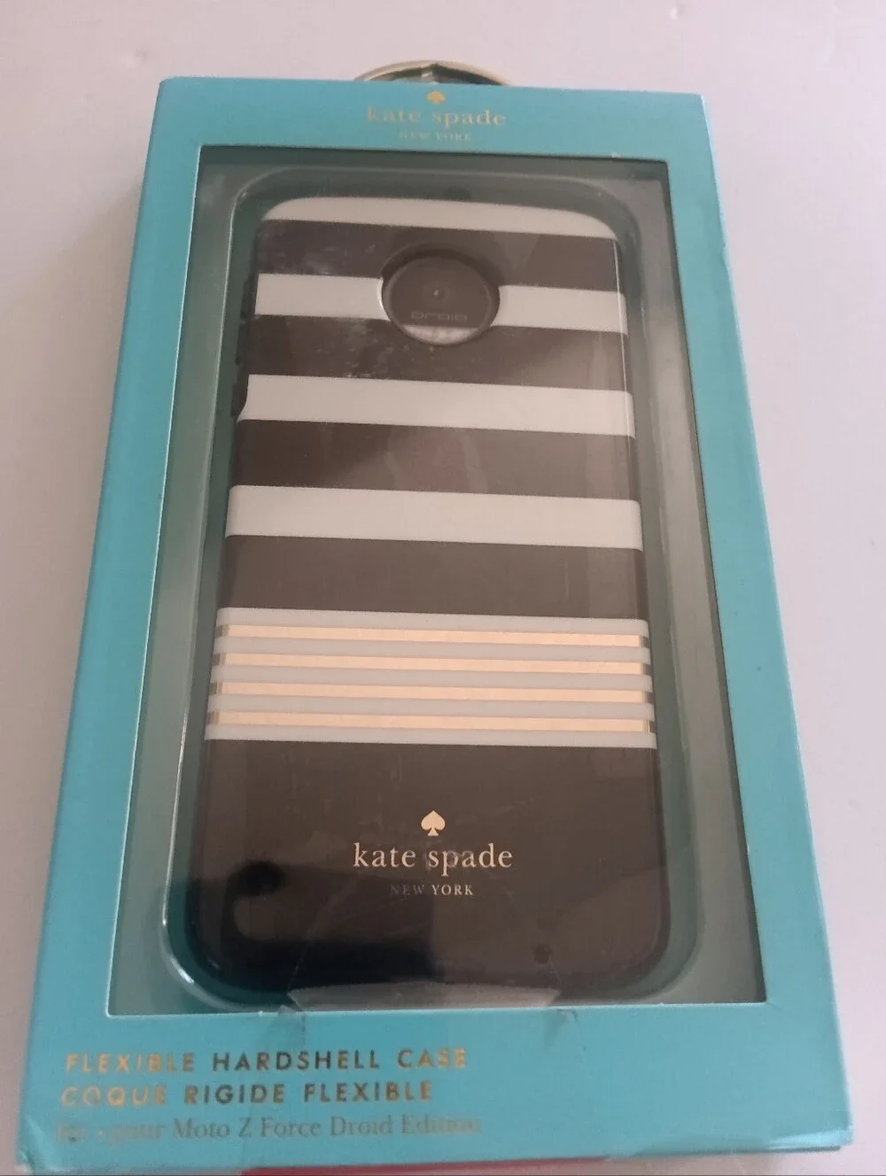 Kate Spade New York Flexible Hardshell Case For The Motorola Moto Z Droid New